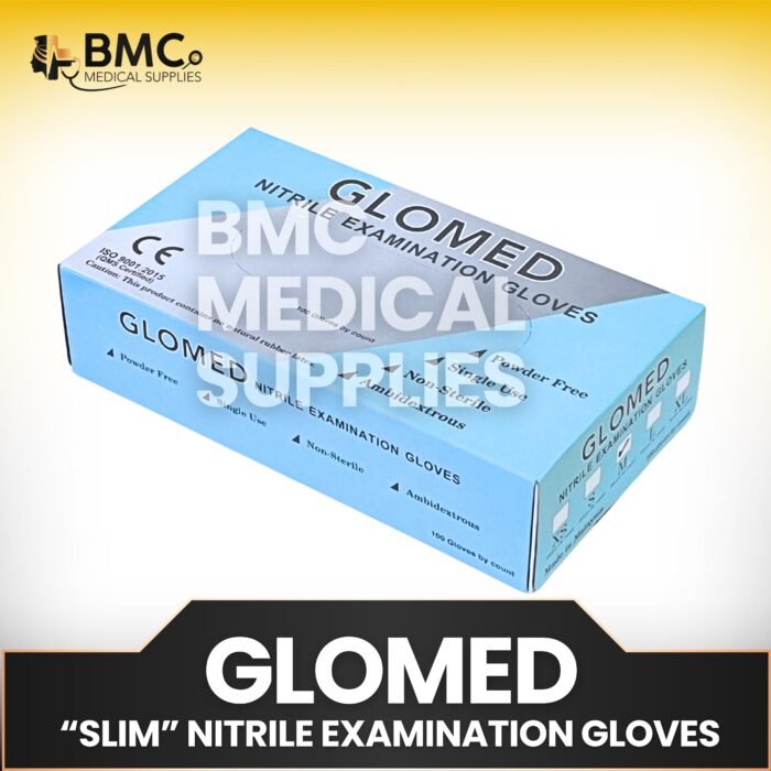 Glomed Slim Nitrile Gloves (Sold Per Box)