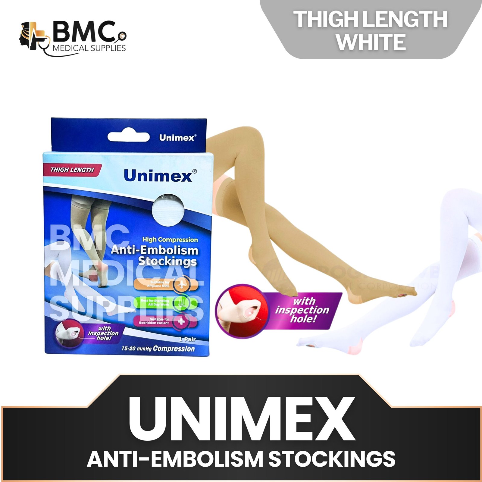 Unimex High Compression Stocking | Anti-Embolism Stockings - Image 4