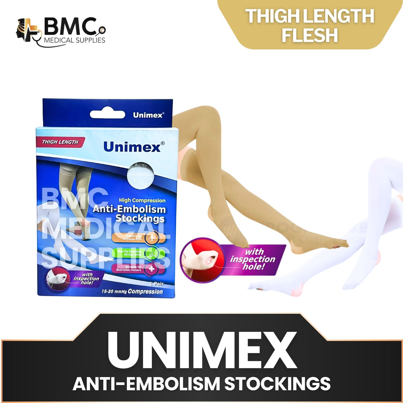 Unimex High Compression Stocking | Anti-Embolism Stockings - Image 3