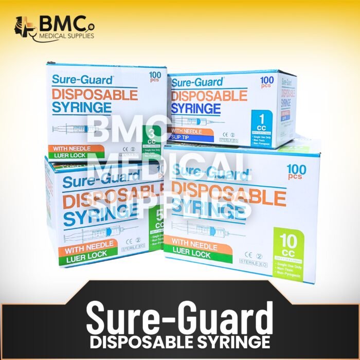 Sure-Guard Disposable Syringe (Sold Per Box)