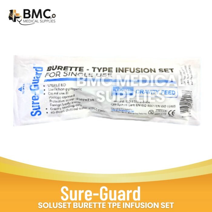 Soluset- Volumetric Solution Infusion Set Burette-Type 150ml (Gravity Feed) Soluset