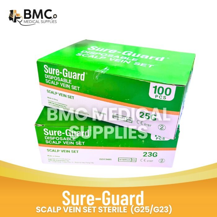 Sure-Guard Scalp Vein Set (Butterfly) Sold Per Box