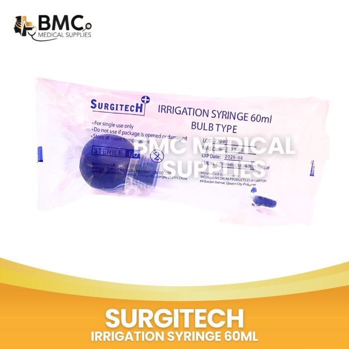 Surgirech Asepto Syringe 60ml / Bulb Irrigation
