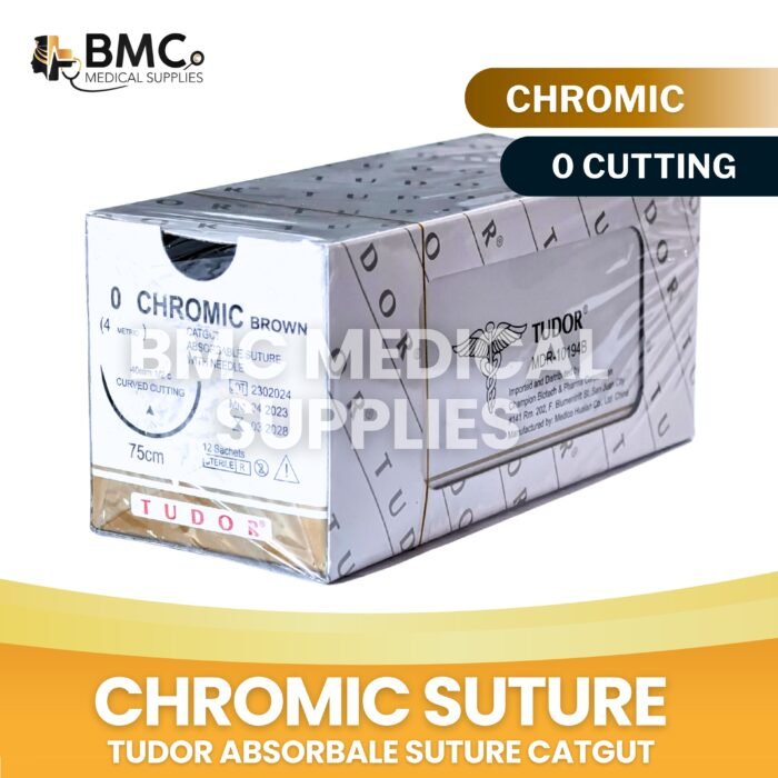 Chromic Sutures 0,1,2,3,4, Round & Cutting ( Sold Per Box-12's) - Image 9