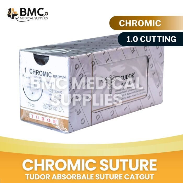 Chromic Sutures 0,1,2,3,4, Round & Cutting ( Sold Per Box-12's) - Image 8