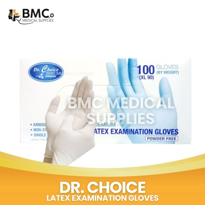 Dr.Choice Latex Examination Gloves (Sold Per Box)