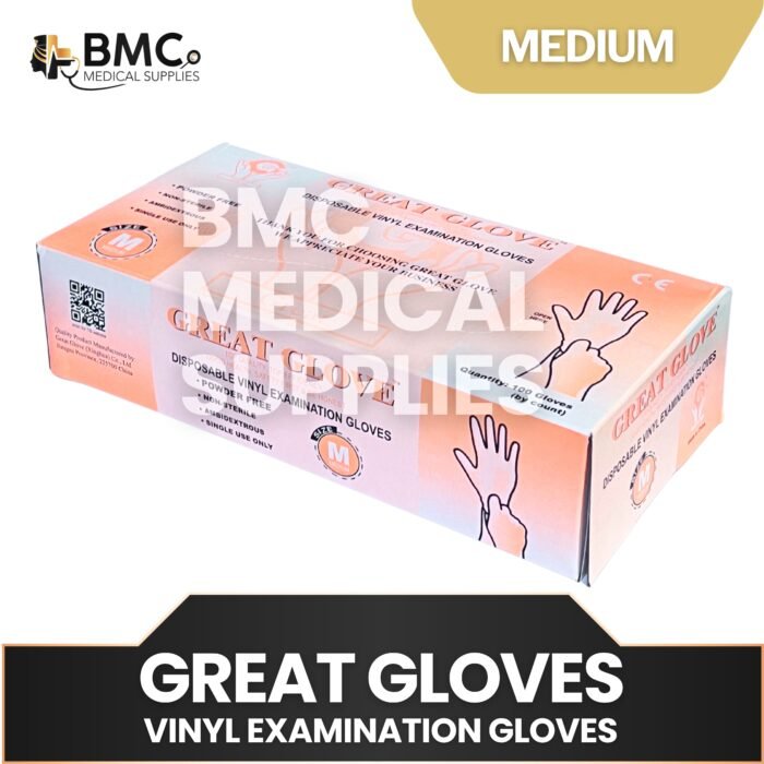 Great Gloves Vinyl Examination Gloves (Sold Per Box) - Image 4