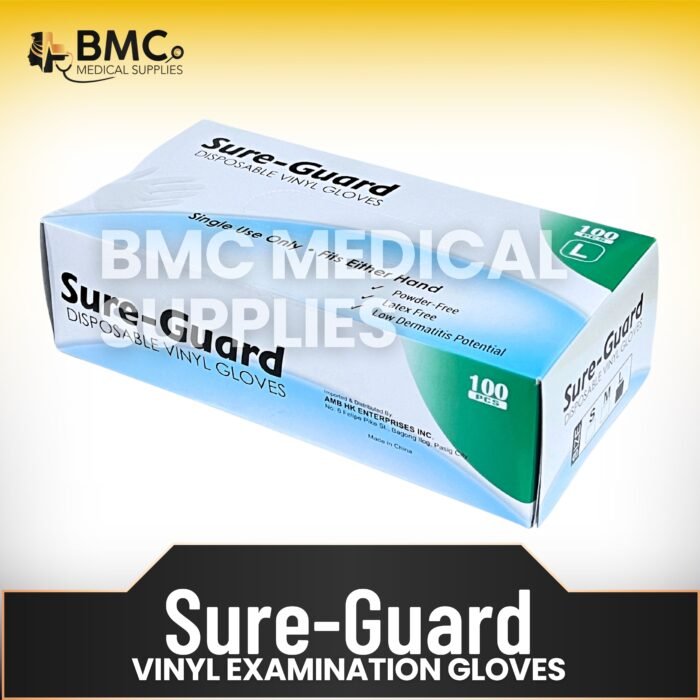 Sure-Guard Vinyl Examination Gloves (Sold Per Box)