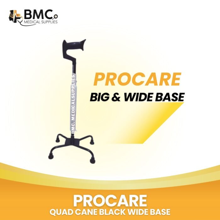Quad Cane Or Tungkod | Adjustable Height Heavy Duty