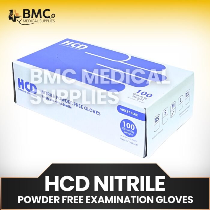 HCD Nitrile Violet Gloves (Sold Per Box – 100pcs)