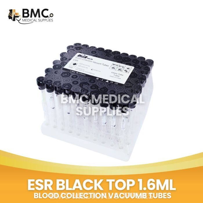 Kingmed Black Top 1.6ml (Sold Per Tray)