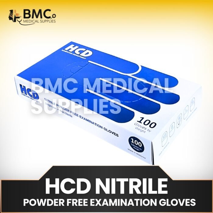 HCD Nitrile (Blue) Examination Gloves (Sold Per Box)